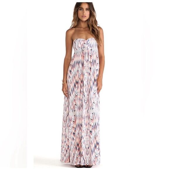 Ella Moss XS Xander Maxi Dress in Ruby Sweetheart sleeveless - Picture 1 of 7
